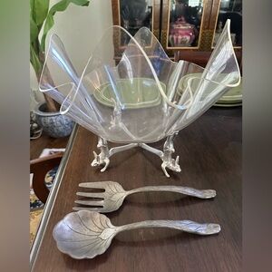 Arthur Court Lucite Handkerchief Serving Bowl (bowl only )